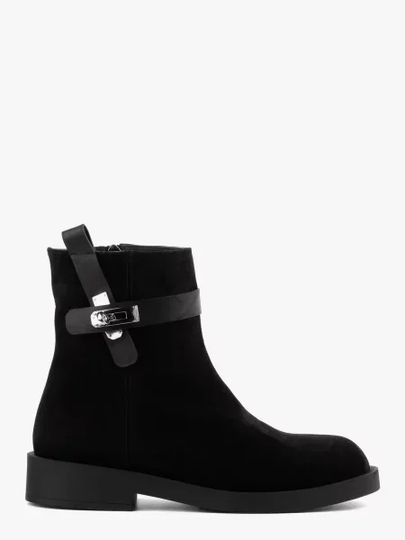 Замшевые ботинки Leberdes черные