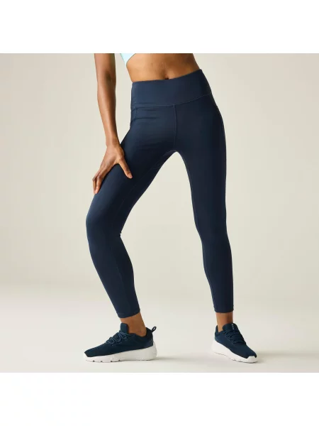 Wpływowe legginsy niebieskie