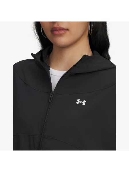 Μπουφάν Under Armour Rival Woven Jkt HD Black M μαύρο