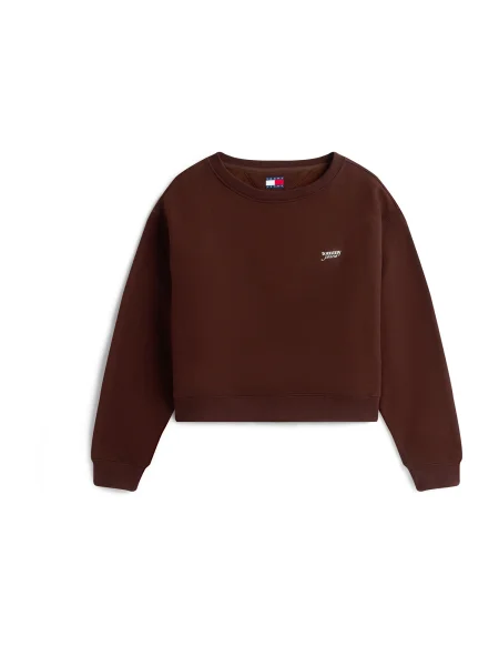 Tommy Jeans Hanorac SILVER SCRIPT | Relaxed fit bordo