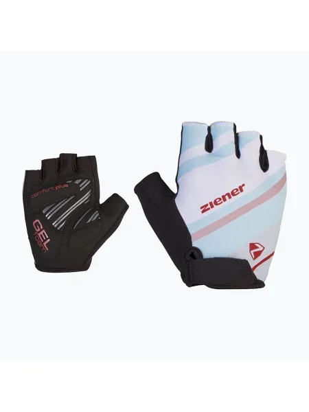 Női kerékpáros kesztyű ZIENER MTB Crizy Lady GELfoam sangria vörös. Méret: