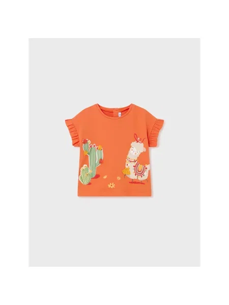 Mayoral Majica Regular Fit oranžna