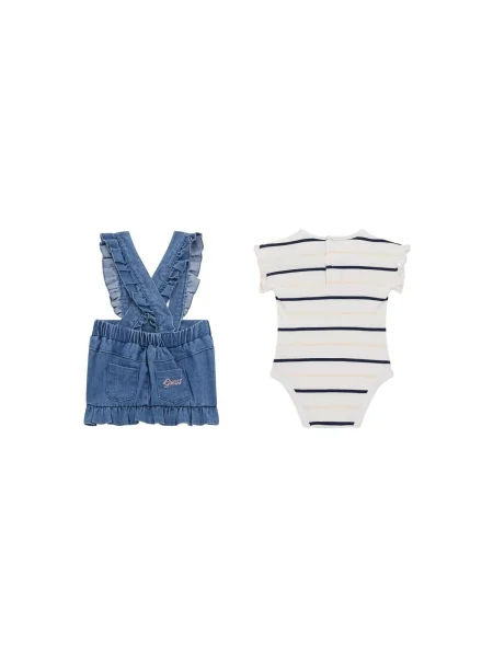 Denim ruha Guess bézs
