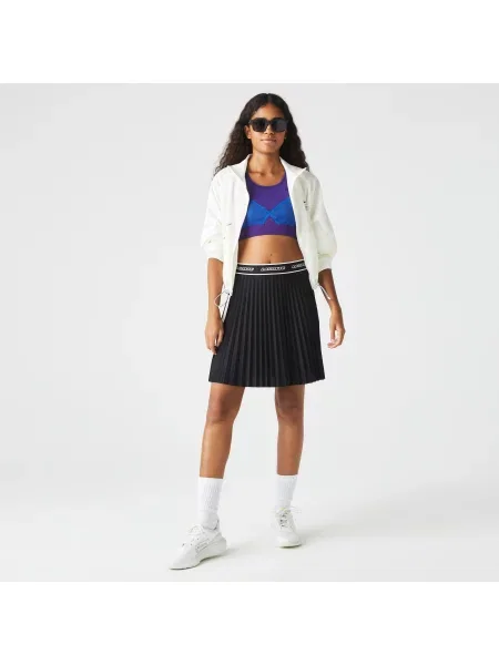 Lacoste Spódnica Active Loose Fit W Kolorze Czarnym czarna