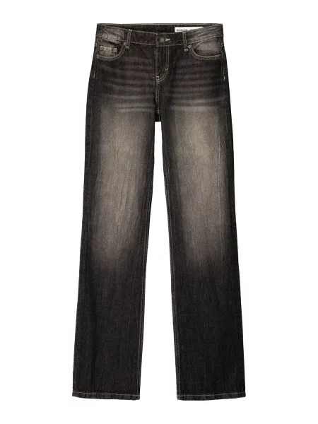 Bershka Džínsy denim čierny