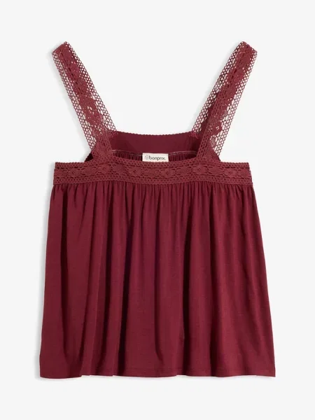 Top Bonprix czerwony