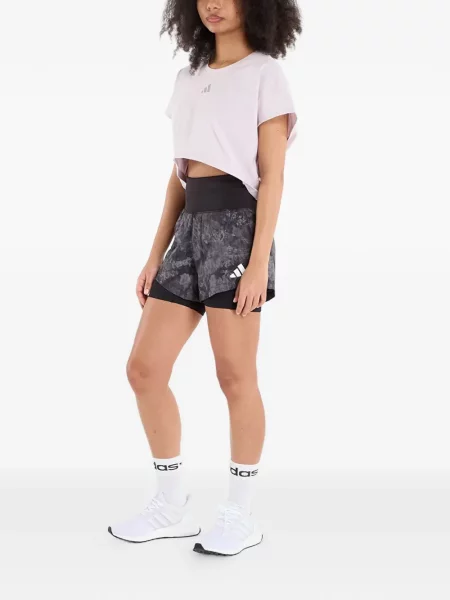 Top Adidas cu dungi negru