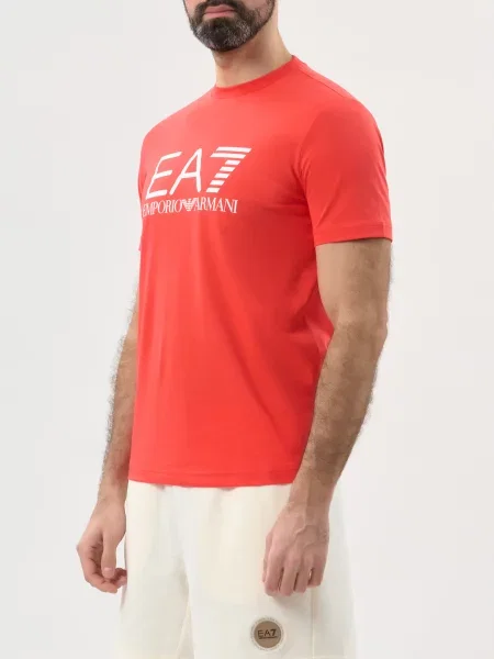 Футболка Ea7 Emporio Armani красная