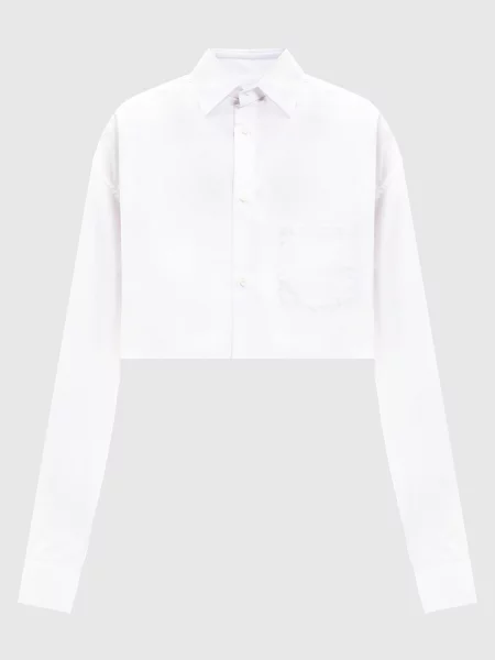 Блуза з логотипом Vetements біла