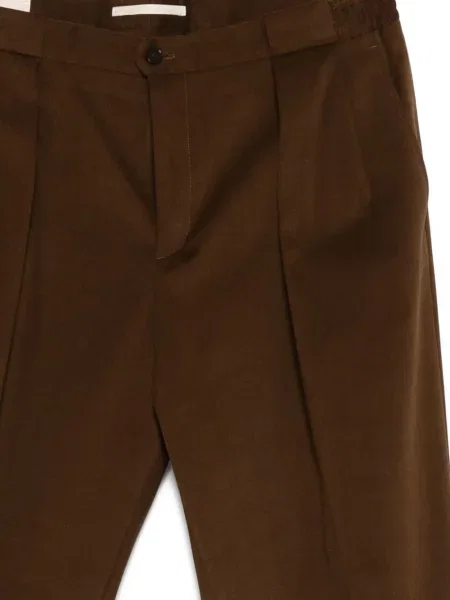 Pantaloni Briglia 1949 plisate maro
