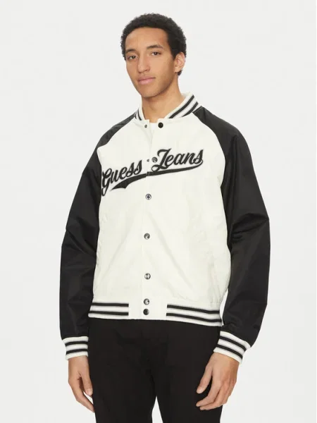 Guess Jeans Geacă bomber bej