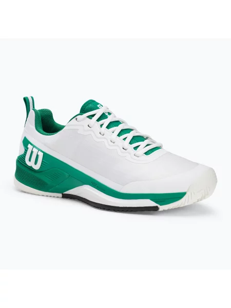 Мъжки обувки за тенис Wilson Rush Pro Clay white/ bosphorus/ black бяло