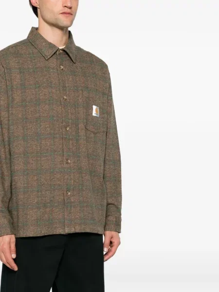 Kockás ing Carhartt Wip barna