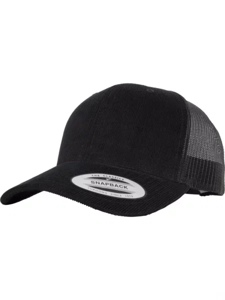Șapcă Flexfit de catifea retro negru