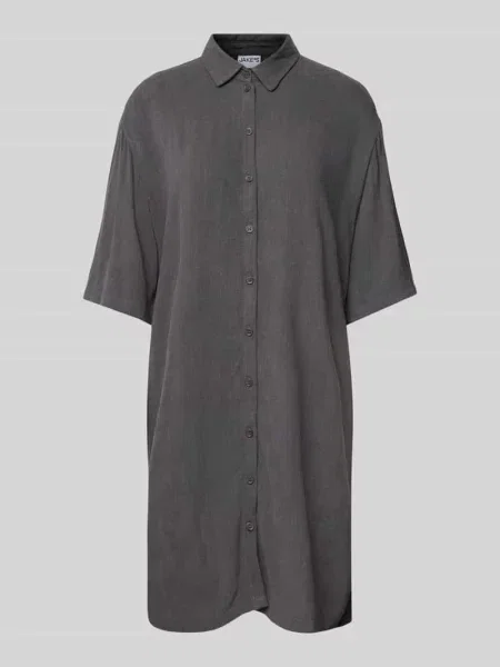 Sukienka koszulowa mini z mieszanki i lnu Jake*s Casual