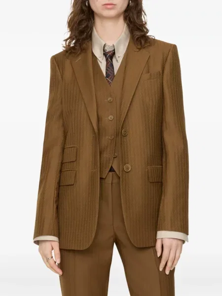 Geacă Burberry de lână maro