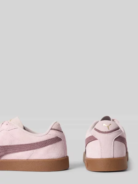 Sneakersy z naturalnej skóry bydlęcej model Era Suede' Puma różowe