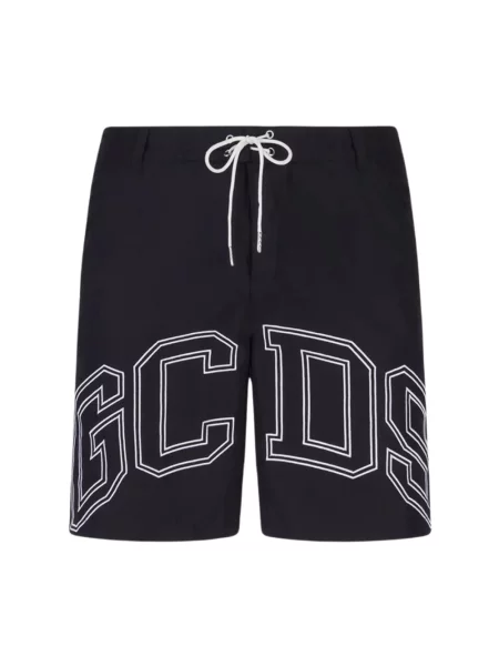 Kąpielówki Gcds z logo czarne