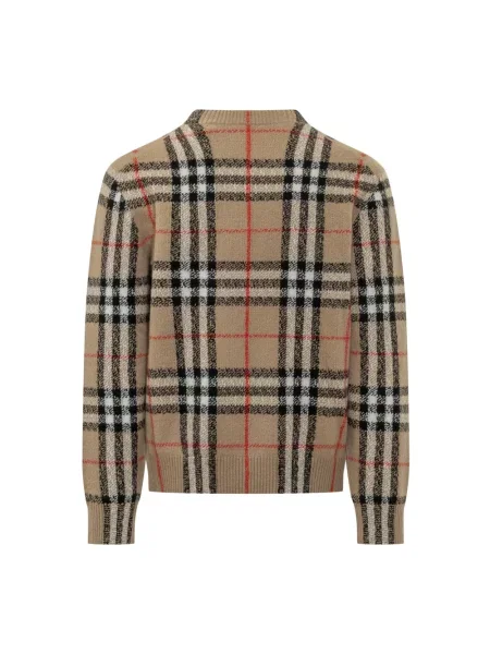 Sweter z golfem Burberry beżowy