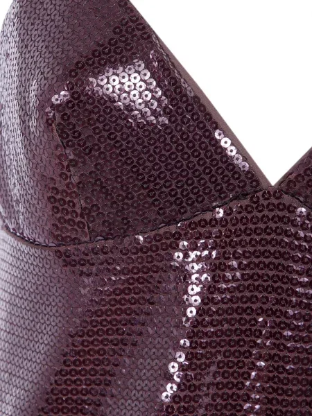 Top Alberta Ferretti cu paiete violet