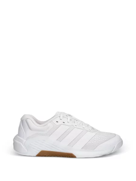 Fűzős csipkés dzseki Adidas nyomtatás fehér