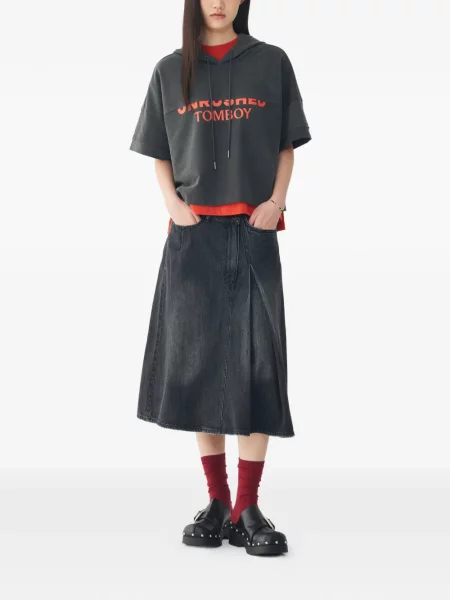 Fustă Tomboy asimetrică negru