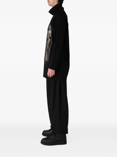 Μπλούζα Yohji Yamamoto με σχέδιο μαύρο