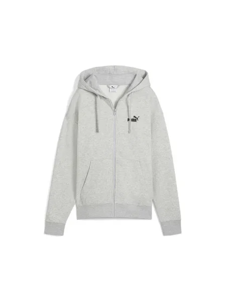 PUMA Sportovní mikina Ess No. 1 melír šedý