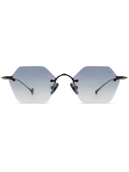 Ochelari de soare Eyepetizer cu imprimeu geometric negru