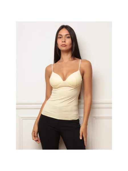 Top La Modeuse galben