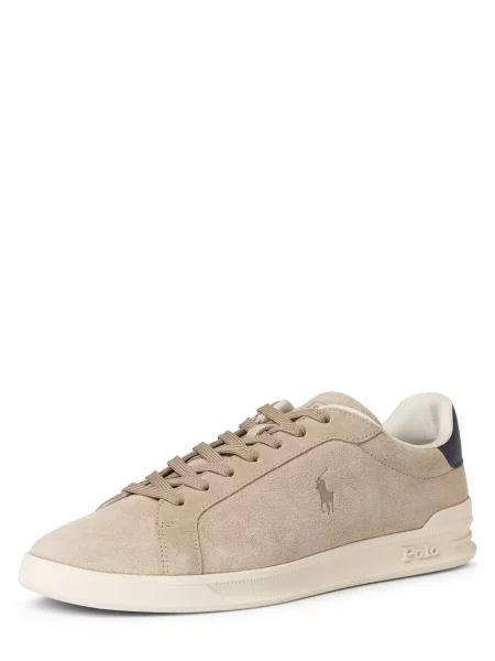 Polo Ralph Lauren sneakersy zamszowe Hrt Crt Ii beżowy