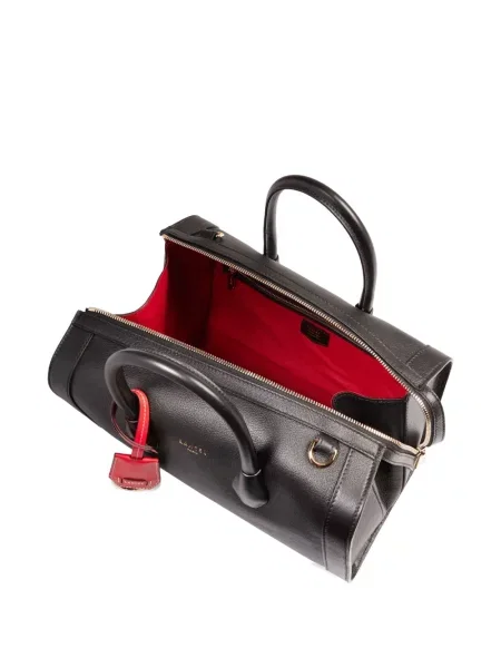 Geanta de piele Lancel din piele negru