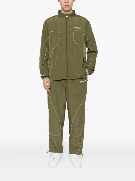 Geacă Sinclair cu broderie verde