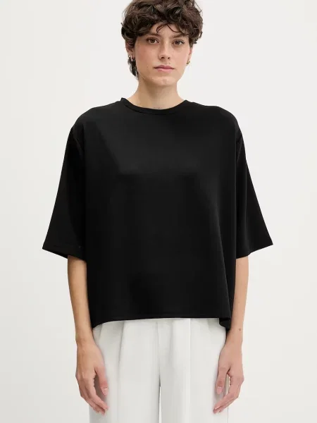 Kratka majica Sisley črna