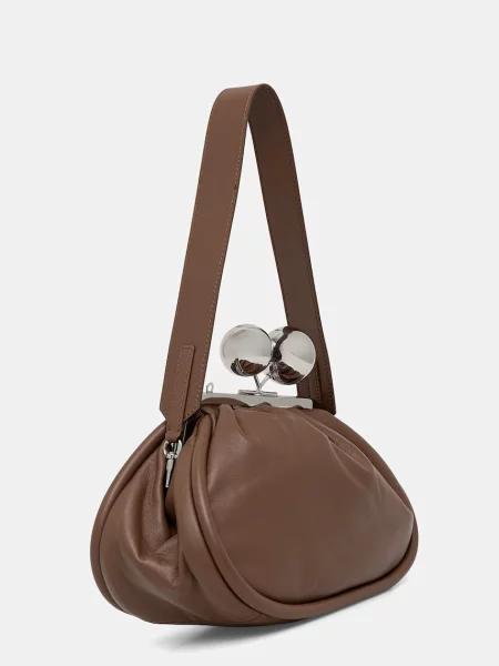 Weekend MaxMara De piele geantă pe umăr Pasticcino MILVANEW maro