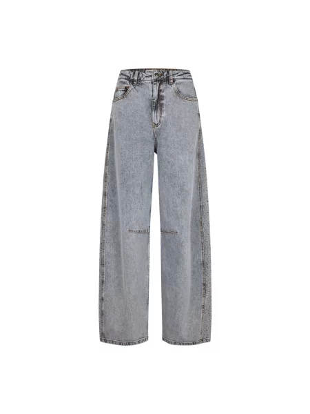 Szerokie jeansy Lollys Laundry szare