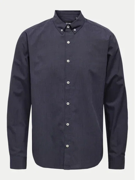 Only & Sons Риза Pete тъмносин