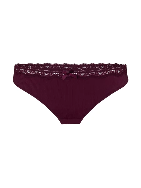 Hunkemöller Tanga Lola mov zmeură