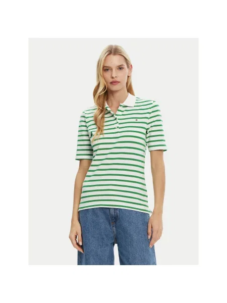 Tommy Hilfiger Polo Regular Fit πράσινο