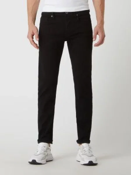 Jeansy o kroju slim fit z dodatkiem streczu G-star Raw czarne
