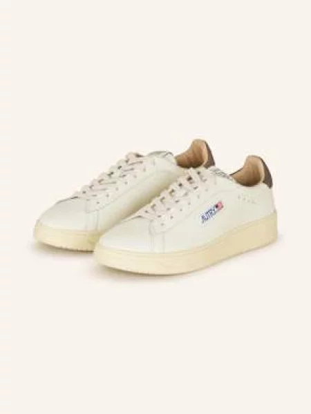 Sneakersy Autry skórzane retro beżowe