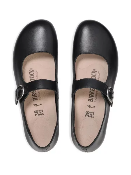 Μπαλαρίνες Birkenstock με αγκράφα μαύρο
