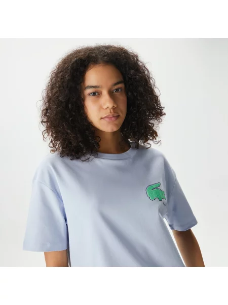 Футболка Lacoste голубая