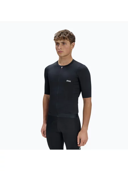 Футболка велосипедна POC Cadence Jersey uranium black чорна