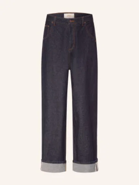 Blkvis Jeansy Selvedge O Regularnym Kroju blau niebieskie