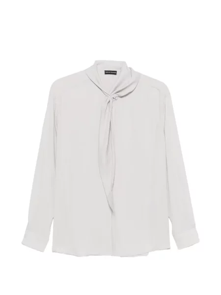 Lung bluză Emporio Armani gri
