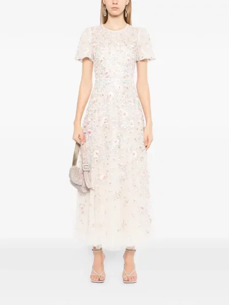 Rochie Needle & Thread cu model floral de costum