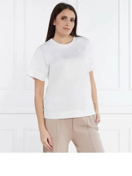 BOSS BLACK Tricou Elphi_BB alb