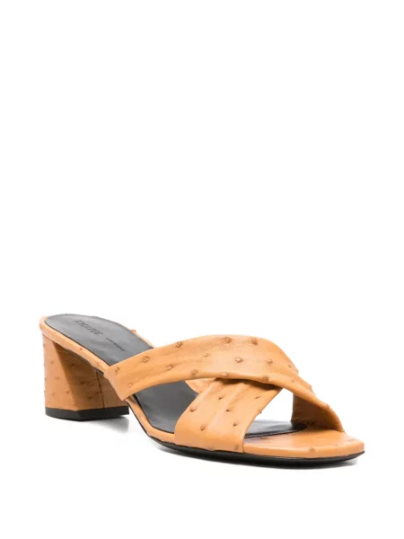 Sandale Khaite din piele maro