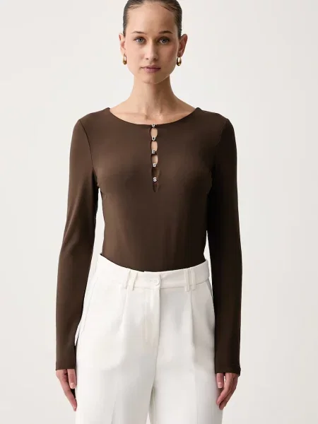 Guess body pentru femei ZANITA maro